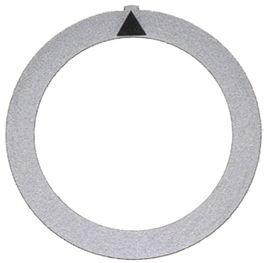 knob dial plate silver swich zero mark ext. ø 59mm - Code 110537
