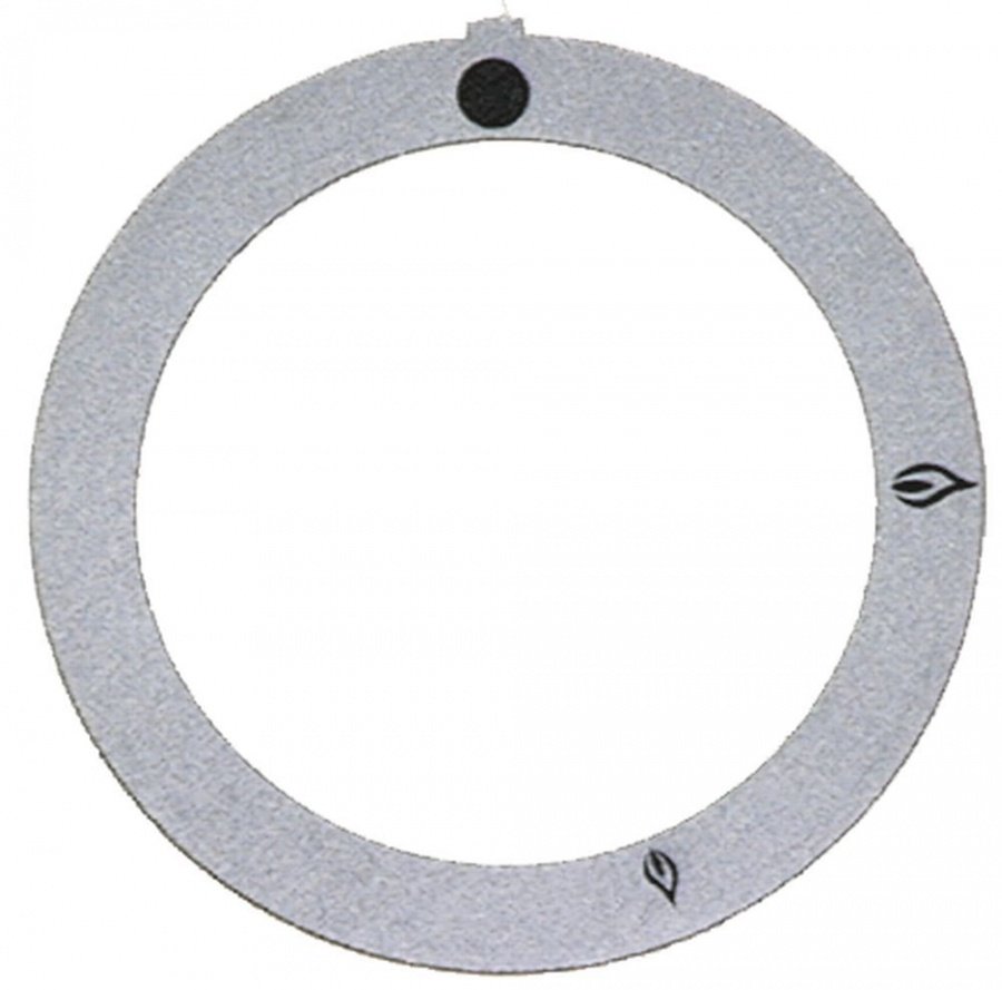 knob dial plate silver - Code 110541