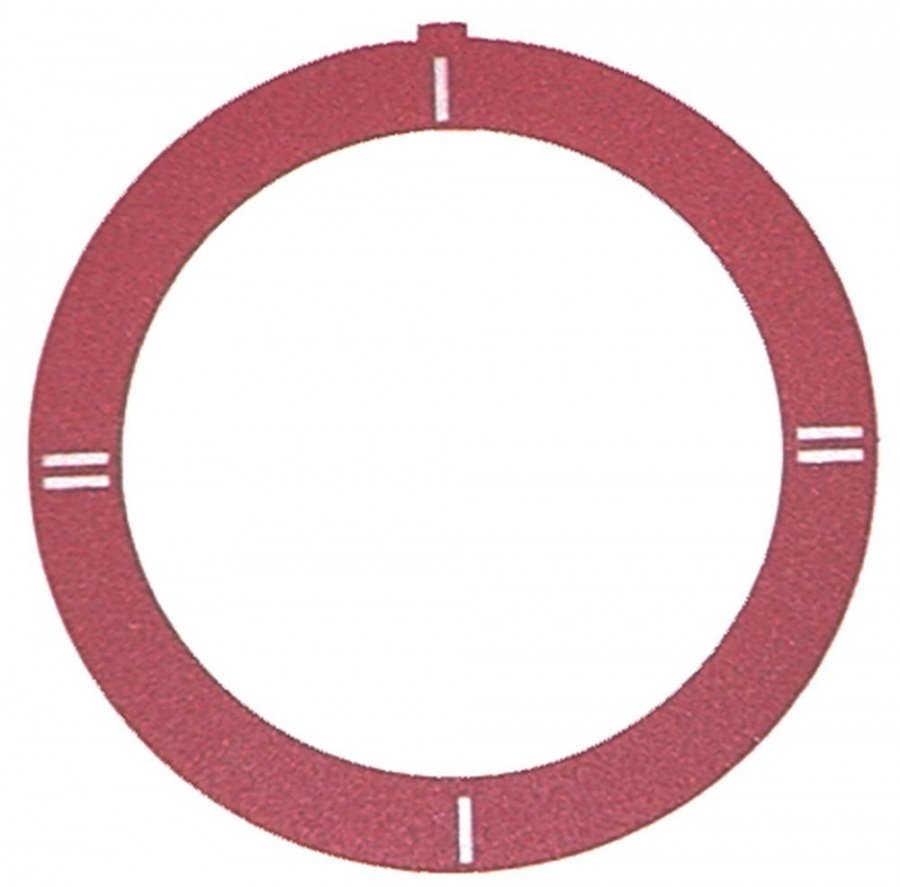 knob dial plate red switch 1-2-1-2 ext. ø 59mm - Code 110548