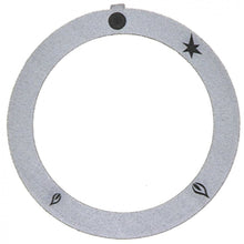 knob dial plate silver - Code 110550