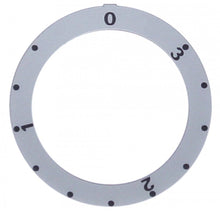 knob dial plate silver energy regulator 1-3 - Code 110551