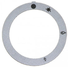 knob dial plate silver - Code 110558