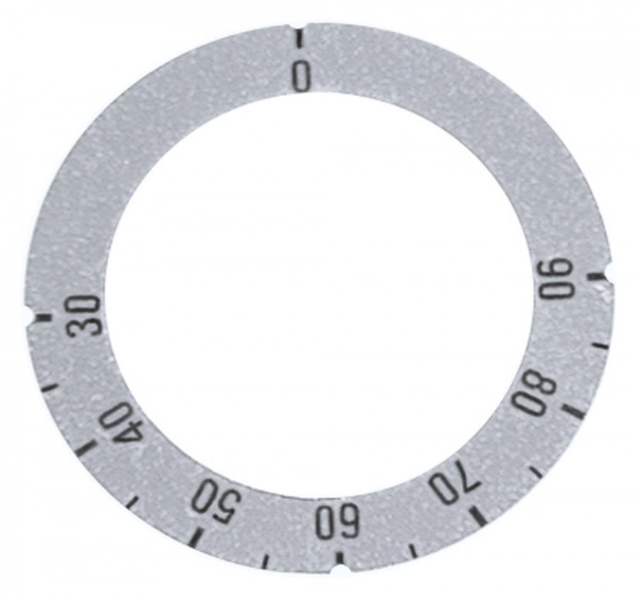 knob dial plate symbol thermostat t.max. 90°C - Code 110562