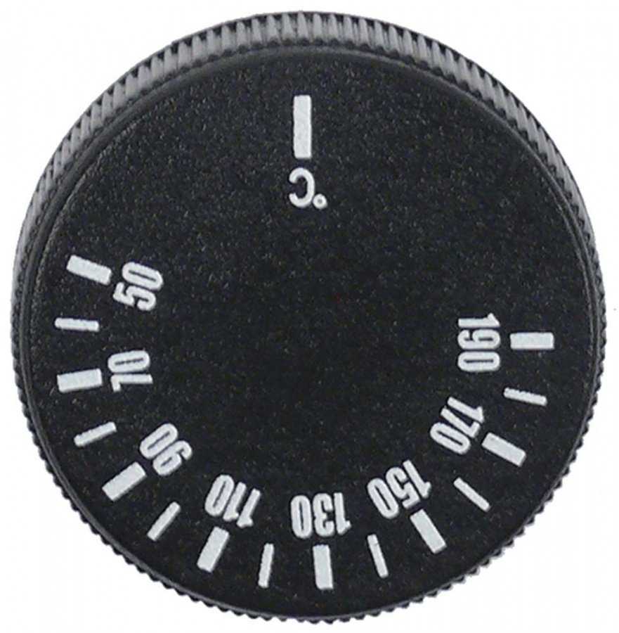 Buton termostat cu gradatii 50-190°C, ø 41 mm - 110567