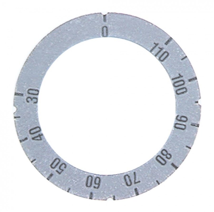 knob dial plate symbol thermostat t.max. 110°C - Code 110577