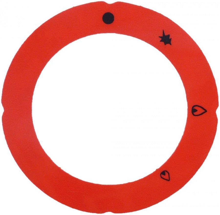 Disc autoadeziv cu simbol pentru robinet de gaz, Lotus - 110579