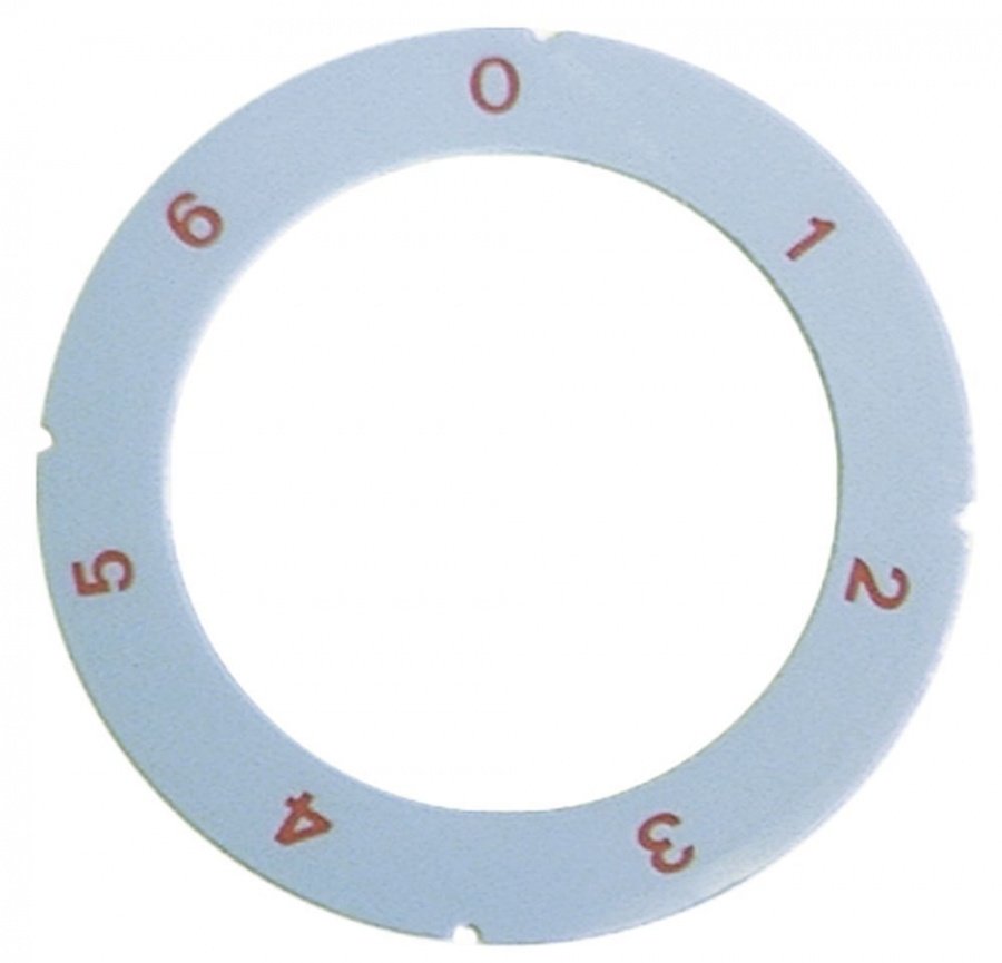 knob dial plate symbol switch 7-position - Code 110592