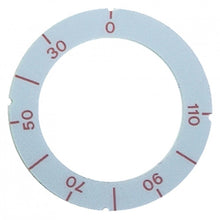 knob dial plate symbol thermostat t.max. 110°C - Code 110597