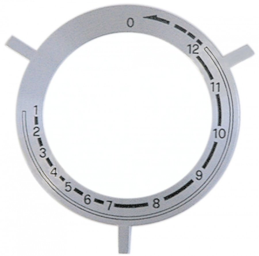 knob dial plate energy regulator 2-circuit