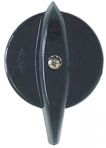 knob switch zero mark ø 48mm shaft ø 5x5mm black