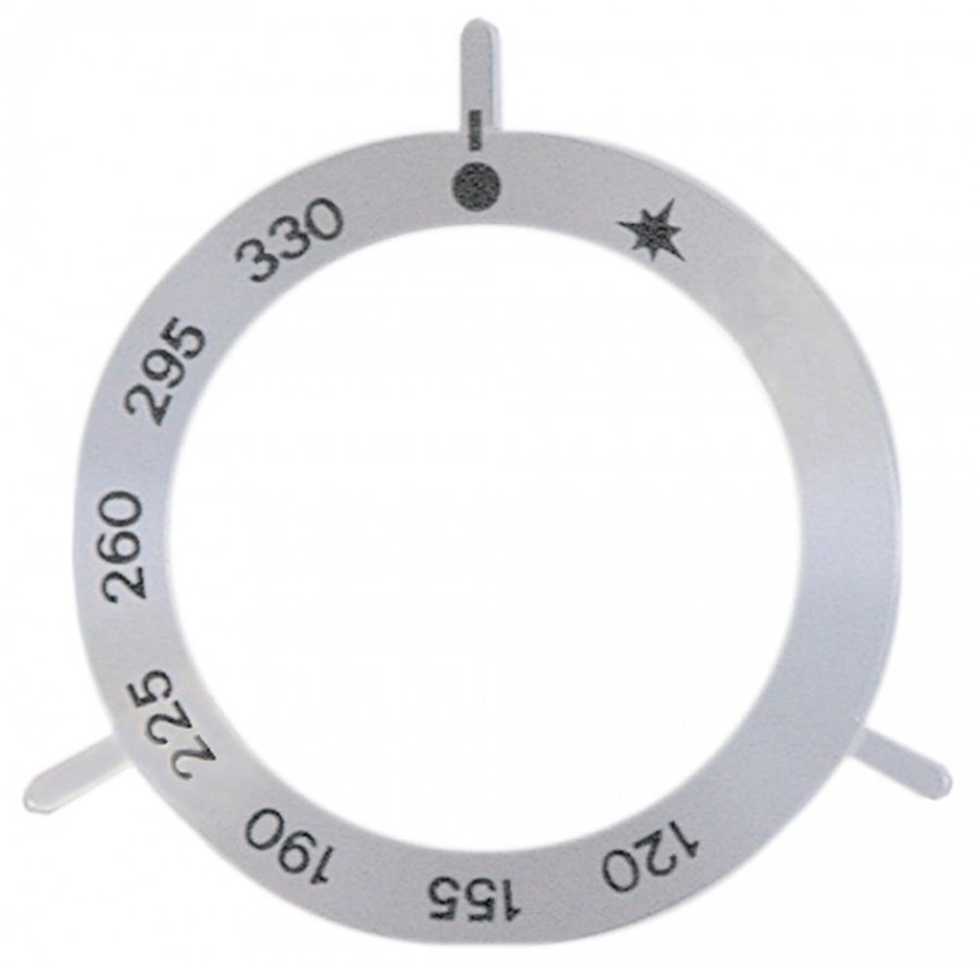 knob dial plate gas thermostat t.max. 330°C 120-330°C