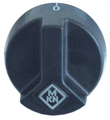 knob ON/OFF ø 54mm shaft ø 6x4,6mm shaft flat upper black
