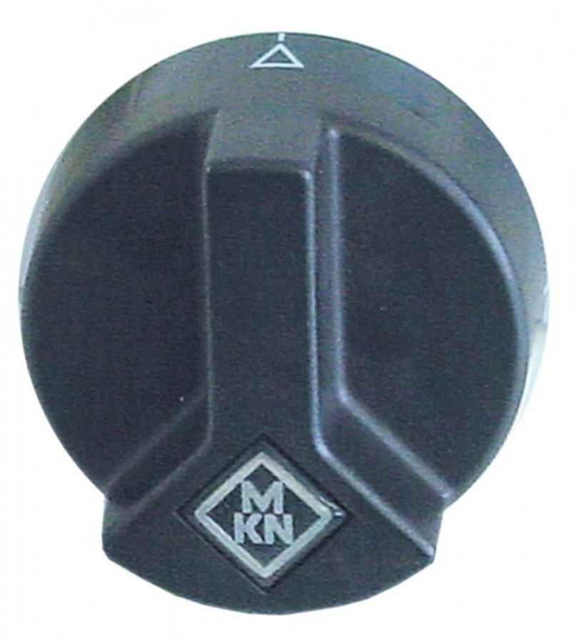 knob thermostat t.max. 110°C ø 53mm shaft ø 6x4,6mm shaft flat upper black