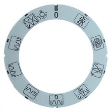 knob dial plate symbol program switch ext. ø 63mm - Code 110645