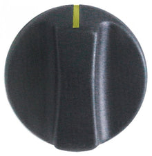 knob switch zero mark ø 50mm shaft ø 8x6,5mm shaft flat upper black