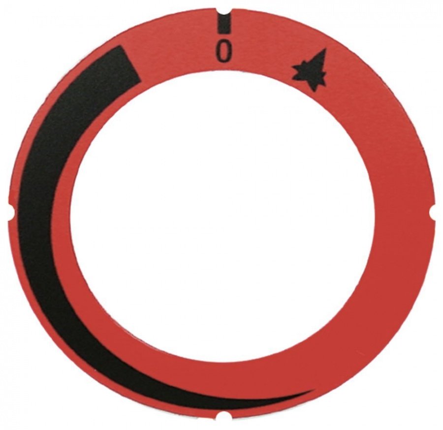 knob dial plate symbol gas thermostat tail - Code 110668