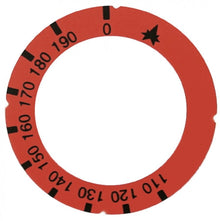 Disc autoadeziv cu simbol 110-190°C, ext. ø 63 mm, int. ø 45,5 mm - 110670