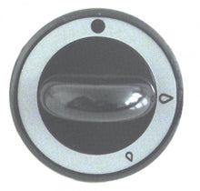 Buton negru ø 62 mm, ax ø 8x6,5 mm, fara steluta aprindere, Modular 612.000.00 - 110672