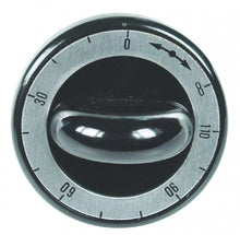 knob thermostat t.max. 110°C ø 62mm shaft ø 6x4,6mm shaft flat upper black
