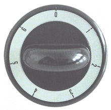 knob switch 7-position ø 62mm shaft ø 6x4,6mm shaft flat upper black