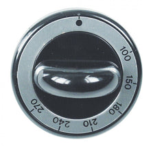 knob thermostat t.max. 270°C ø 62mm shaft ø 8x6,5mm shaft flat upper black