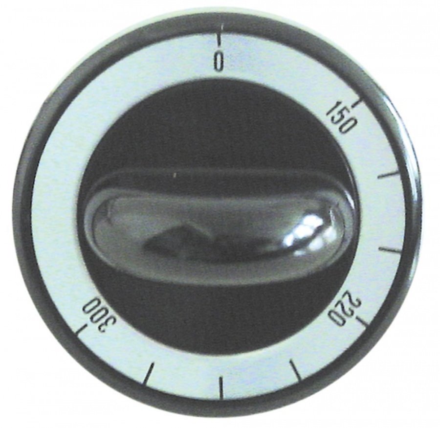 Buton termostat t.max. 300°C, ø 62 mm, ax ø 8x6,5 mm - 110683
