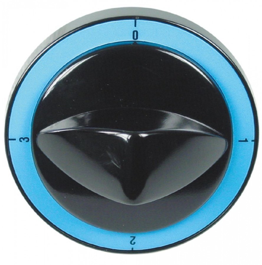 Buton cu simbol pentru comutator cu 4 pozitii, ø 82 mm, ax ø 6x4,6 mm, tesitura sus - 110693