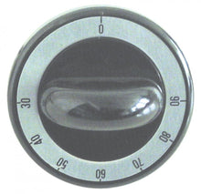 Buton termostat 30-90°C, ø 62 mm, ax ø 6x4,6 mm, cu tesitura sus - 110694