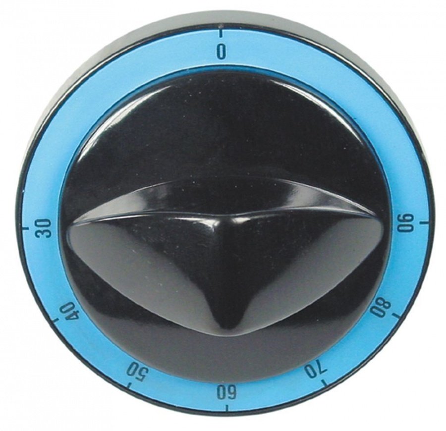 Buton termostat 30-90°C, ø 82 mm, ax ø 6x4,6 mm, cu tesitura sus - 110696