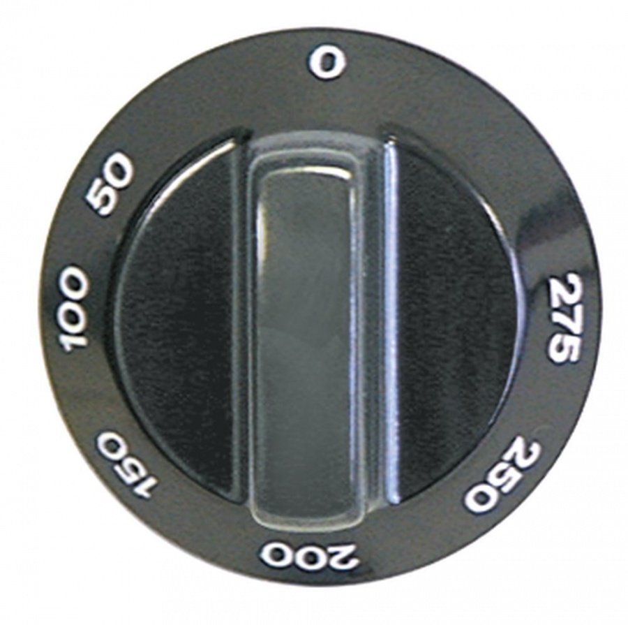 Buton termostat 50-275°C, ø 59 mm, ax ø 6x4,6 mm, pentru reglaj temperatura - 110707