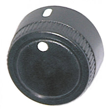 knob switch zero mark ø 38mm shaft ø 6x4,6mm shaft flat upper black