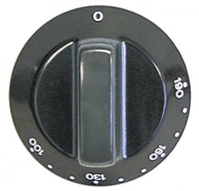 knob thermostat t.max. 190°C temperature range 10x9°C ø 60mm shaft ø 6x4,6mm