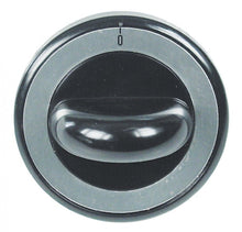 knob switch zero mark ø 62mm shaft ø 6x4,6mm shaft flat upper black