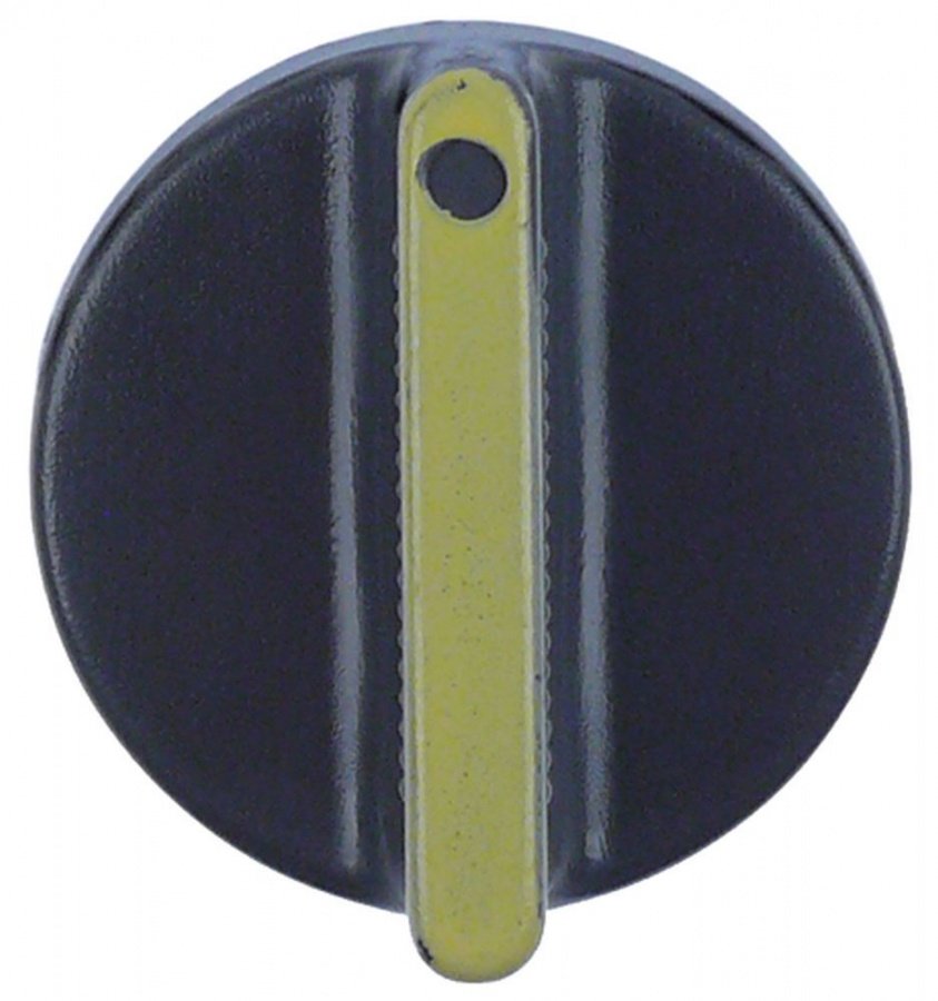 knob switch zero mark ø 31mm shaft ø 5x5mm grey