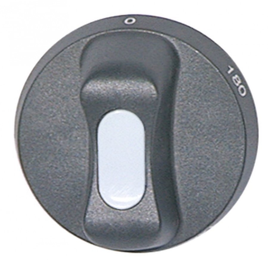 knob thermostat t.max. 180°C temperature range 100-180°C ø 65mm shaft ø 6x4,6mm