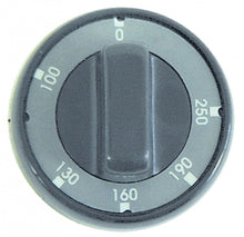 Buton temperatura 100-250°C, ø 75 mm, ax ø 6x4,6 mm, tesitura in sus - 110814