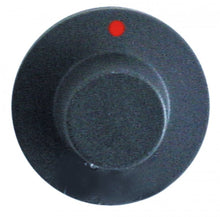 knob switch zero mark ø 40mm shaft ø 6x4,6mm shaft flat left black