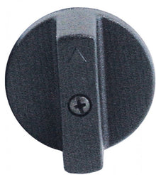 knob switch zero mark ø 42mm shaft ø 5x5mm black