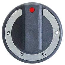 Buton termostat 30-90°C, ø 77 mm, ax ø 6x4,6 mm, cu tesitura sus - 110955