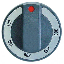 knob thermostat t.max. 300°C ø 65mm shaft ø 6x4,6mm shaft flat upper black