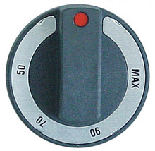 knob thermostat t.max. 150°C 50-150°C ø 65mm shaft ø 6x4,6mm shaft flat upper black