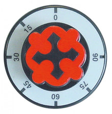 Buton termostat 15-90°C, ø 70 mm, ax ø 6x4,6 mm, cu tesitura sus - 110987