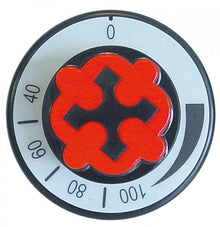 knob thermostat ø 70mm shaft ø 6x4,6mm shaft flat bottom