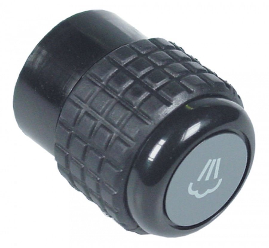 knob steam ø 42mm shaft ø threadmm black