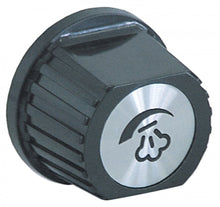 Buton robinet apa - abur, ø 55 mm, ax ø 10x8 mm, negru - 111090