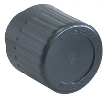knob ø 45mm shaft ø 9x7mm black - Code 111136