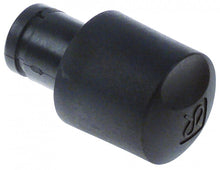 knob ø 49mm shaft ø hexagon width A/F20mm black - Code 111169