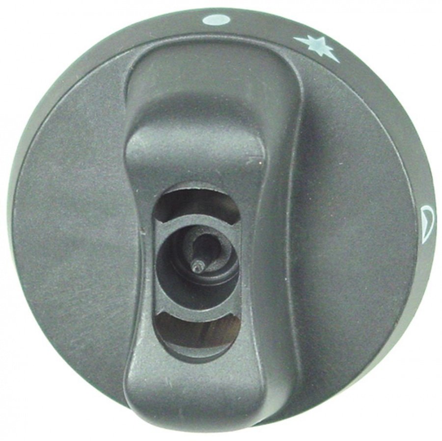 Buton robinet de gaz Silko ø 65 mm, ax ø 10x8 mm, tesitura jos - 111182