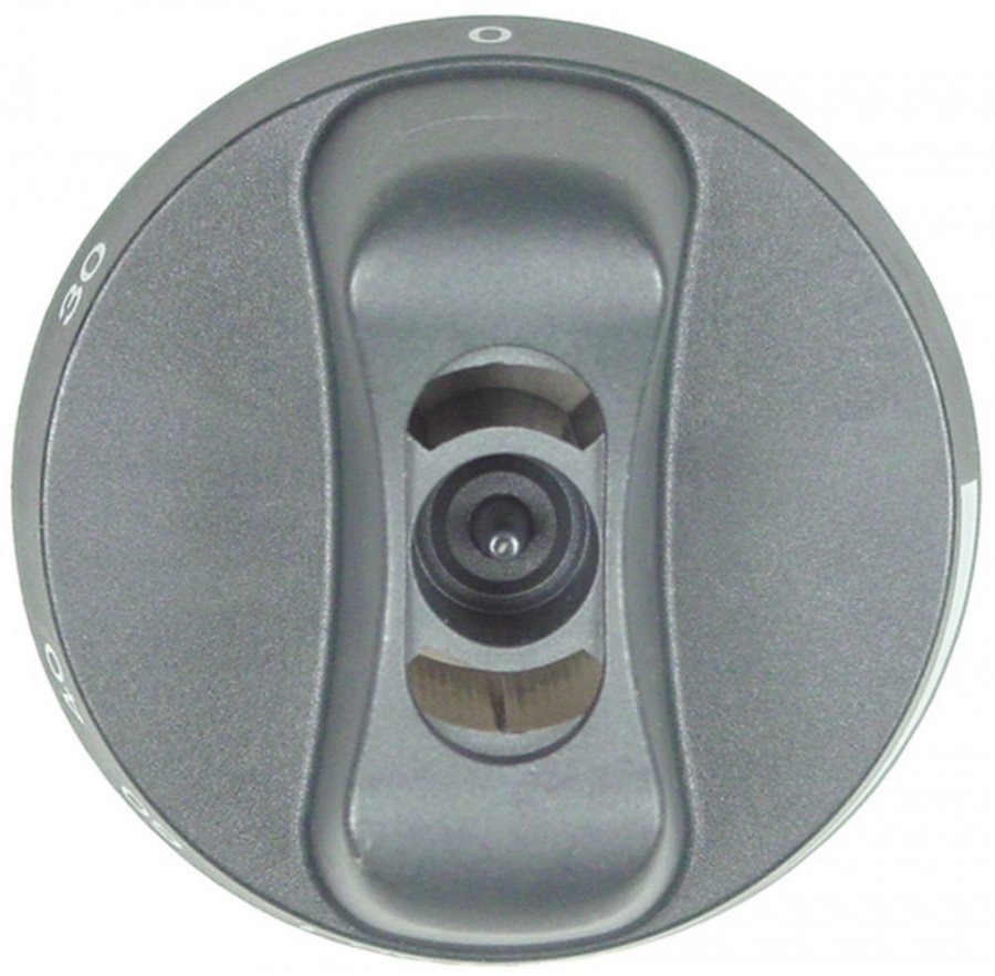 knob thermostat t.max. 100°C temperature range 0-100°C ø 64mm shaft ø 6x4,6mm