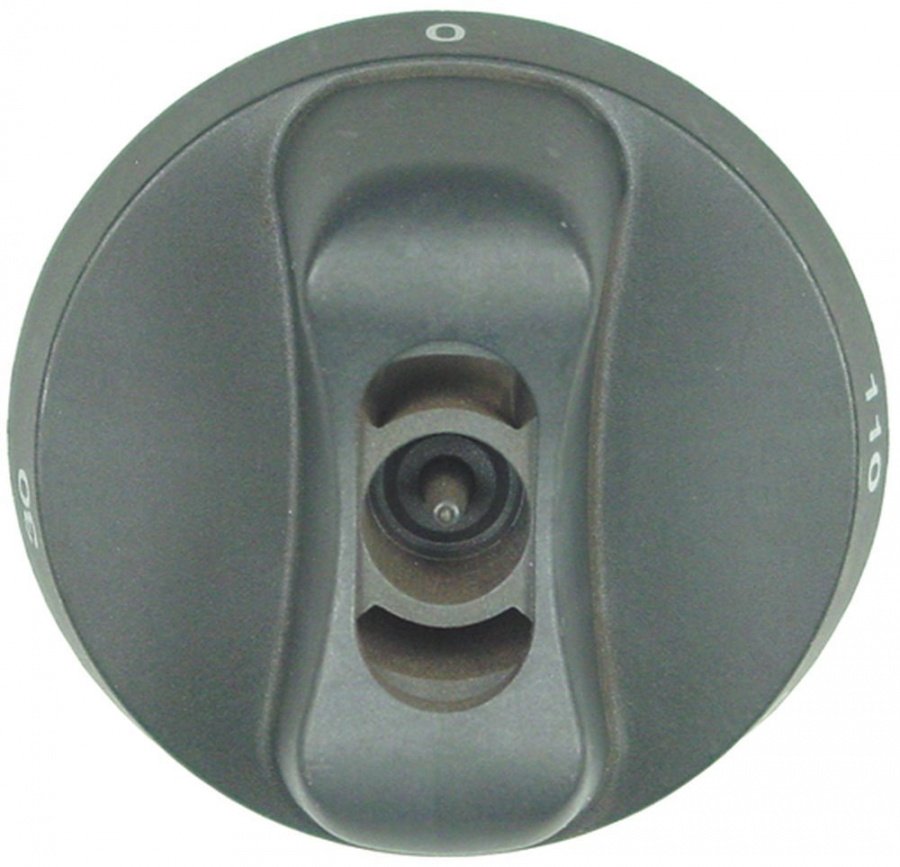 knob thermostat t.max. 110°C temperature range 30-110°C ø 65mm shaft ø 6x4,6mm